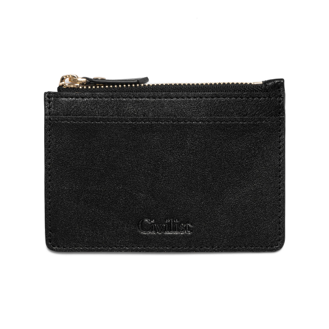 Civilist Zippered Leather Wallet