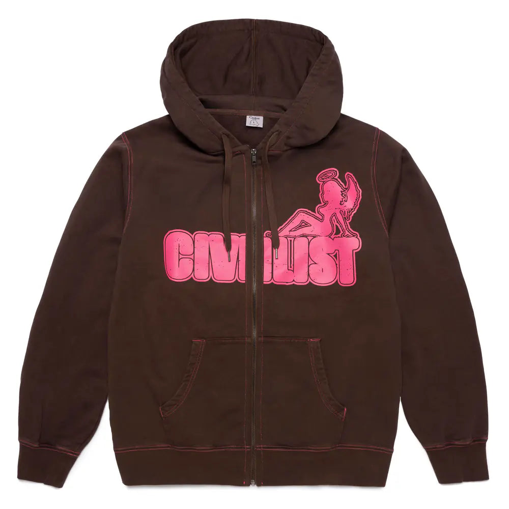 Civilist Angel Heavy Zip Hoodie