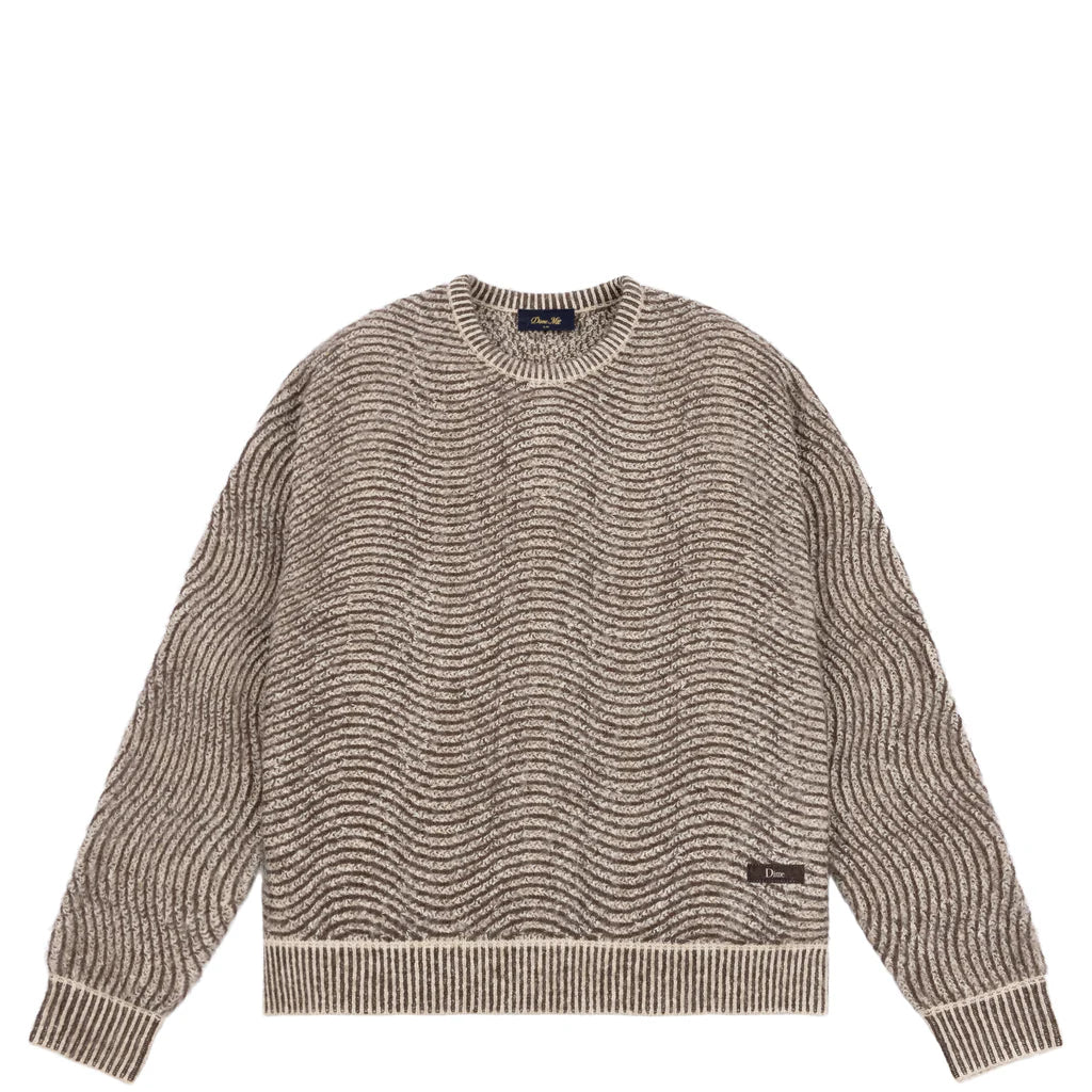 Dime Mohair Wave Knit